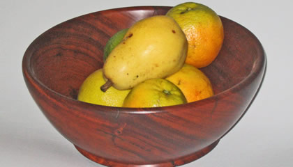 Red gum bowl